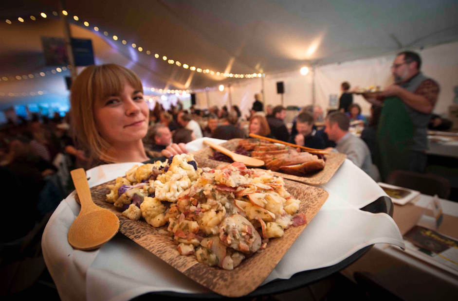 Our Harvest partners: the cooks, the drink mixer, the music man
