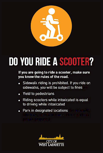 West Lafayette scooter road rules