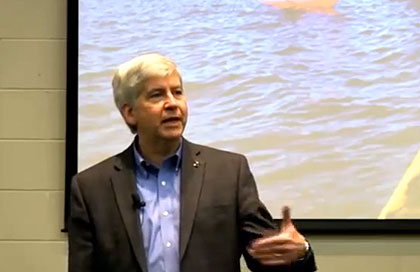 Gov. Snyder’s State of the State Viewing and Letter