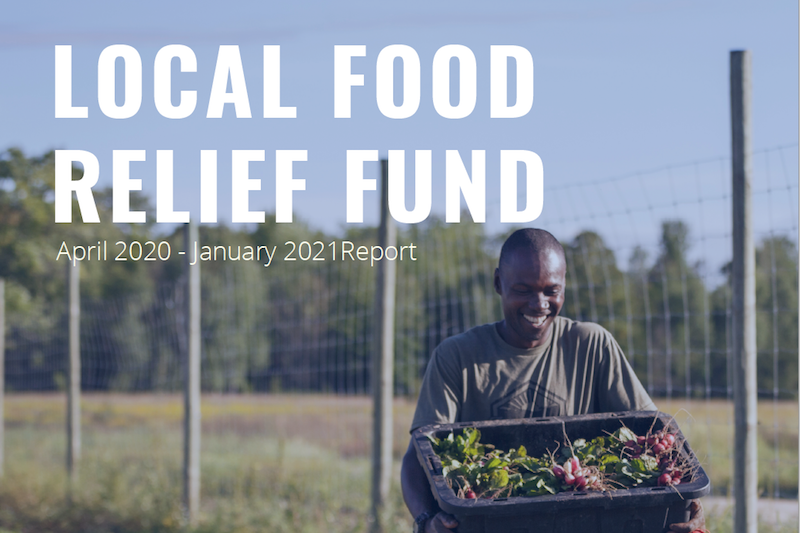 Local Food Relief Fund Report 2020-21 cover