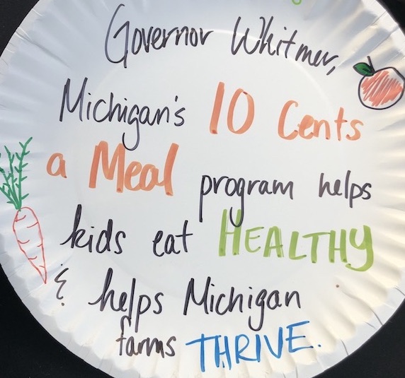 Michigan Legislature Doubles Funding for 10 Cents a Meal